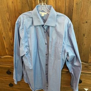 Banana Republic Light Blue Men's Dress Shirt